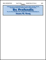 De Profundis Handbell sheet music cover